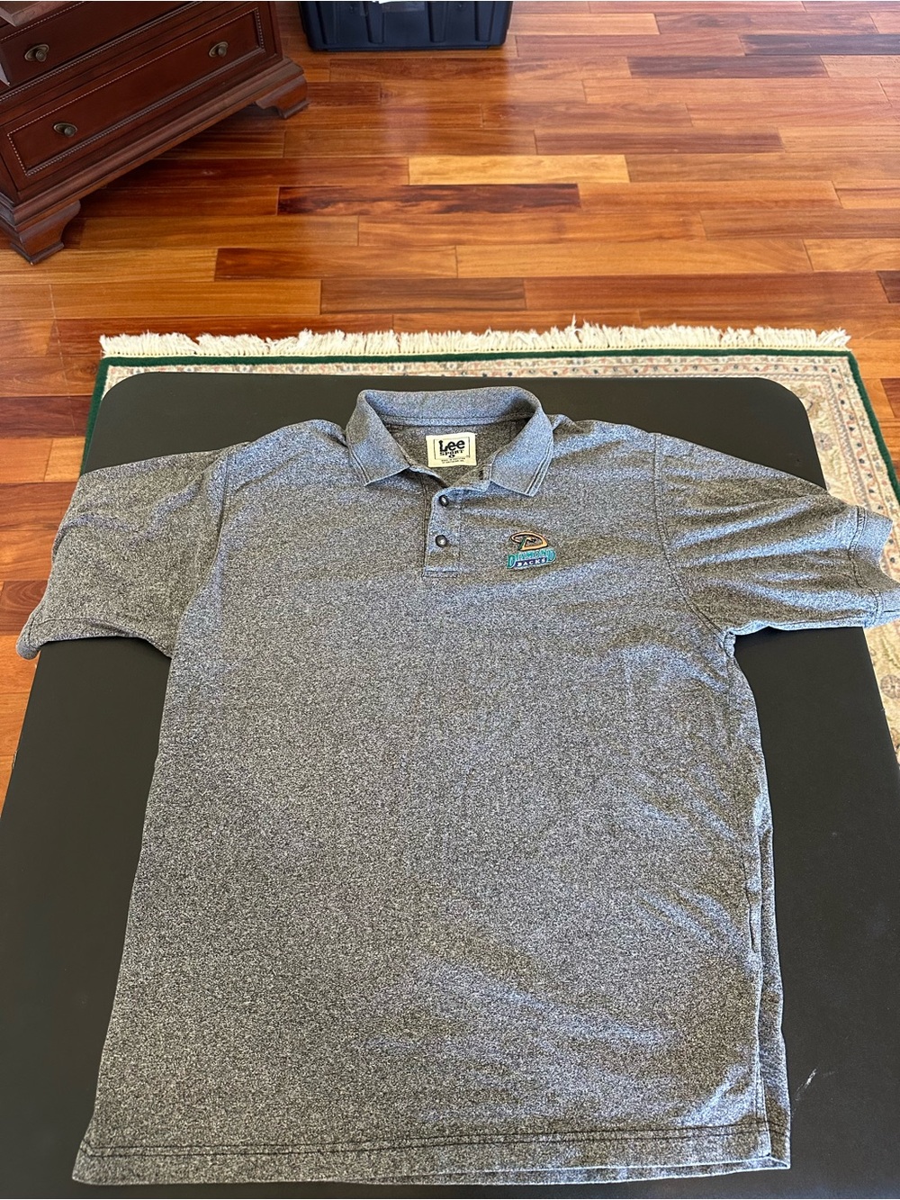 Lee Sport Arizona Diamondbacks MLB Men’s Gray Heather Polo Shirt Men’s Large